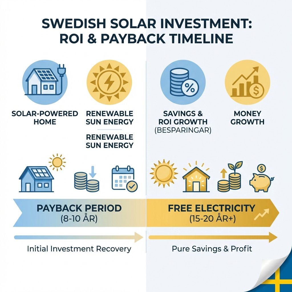 Lönsamhet och återbetalningstid för solceller